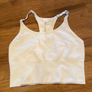 White Athleta Balance bra. Size med